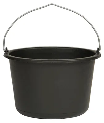 Produktbild von Baueimer PE schwarz 12 Liter