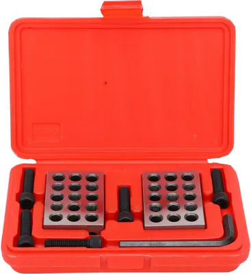 Image de 1 paire Ultra Précision 1?2?3 Block Matched Super Exactness 23 Holes with Screw Wrench Box
