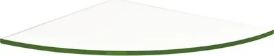 Produktbild von Glas-Regalboden Corner B 30 x T 30 x H 0,8 cm, klar