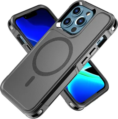 Produktbild von Magnetische Handyhülle für iPhone 13 Pro 6,1 Zoll DropSchutz Kompatibel mit MagSafe
