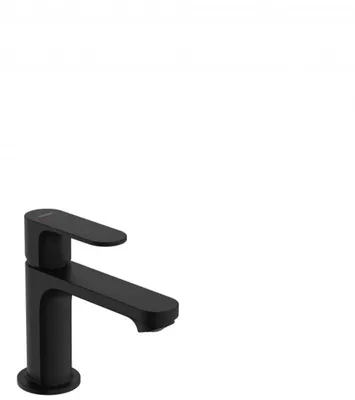 Zdjęcie produktu dla Hansgrohe Rebris S - Bateria umywalkowa z wylewką, CoolStart, czarny matowy 72584670