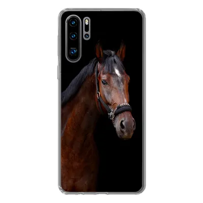 Produktbild von MuchoWow® Handyhülle Schutzhülle Hülle für Huawei P30 Pro Pferd - Tiere - Braun Silikon Softcase Handy Hülle - Schutzdeckel
