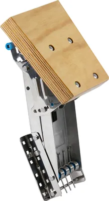 Produktbild von Motorhalter für Außenborder bis 25 kg, in 4 Positionen fixierbar, Edelstahl/Holz
