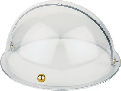 Produktbild von APS 18387 Rolltop-Haube, Kunststoff (SAN), vergoldeter Griff, Ø 38 cm, Höhe 20 cm,  Germany