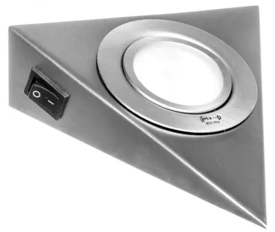 Imagen del producto de Lámpara empotrada Kanlux Zepo G4, cromada mate, con interruptor