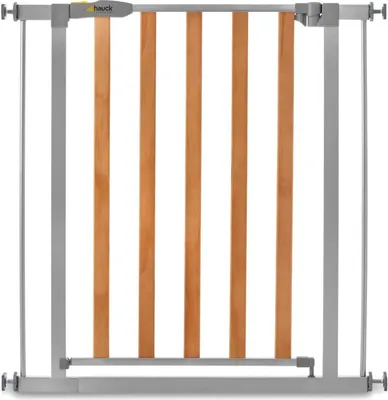 Produktbild von Treppenschutzgitter und Türschutzgitter 75-80 cm - Kinderfreundlich, Ohne Bohren, Beidseitig Drehbar