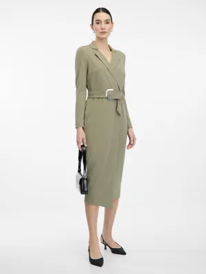 Produktbild von Orsay Khakifarbenes Midikleid für Damen 1001364A00695__34