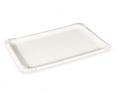 Produktbild von 250x BIONATURE Pappteller aus Frischfaser 20 x 13 cm fettdicht weiß