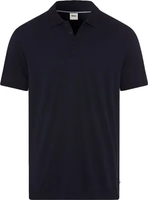Produktbild von Brax Polo dunkelblau einfarbig Baumwolle