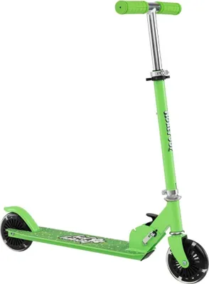 Image de Trottinette enfant avec roues LED, pliable, guidon réglable