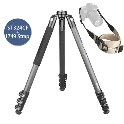 Zdjęcie produktu dla Statyw z włókna węglowego, lekka konstrukcja, udźwig 30 kg, dodaj ST324CF 1749