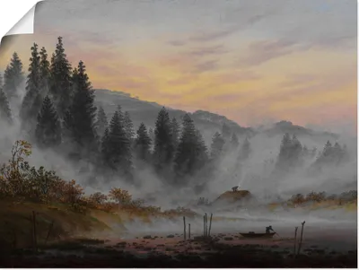 Produktbild von ARTland Poster Der Morgen Größe: 80x60 cm