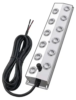 Produktbild von Ultraschall-Luftbefeuchter, 9000 ML/H Kapazität, 360 W Leistung, 12 Nebelauslässe, Edelstahlmaterial, leiser Betrieb