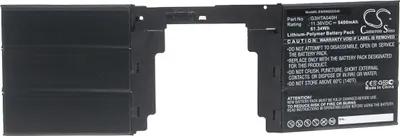 Produktbild von vhbw Akku Ersatz für Microsoft G3HTA040H für kabellose Tastatur (5400 mAh, 11,36 V, Li-Polymer)