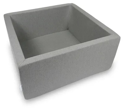 Image de Piscine à sec 90x90x40cm grise sans balles