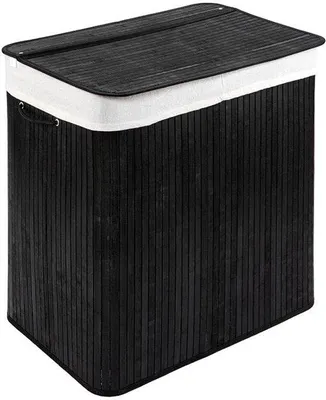 Produktbild von Bambus Wasbox 72L schwarz 40x30x60 cm