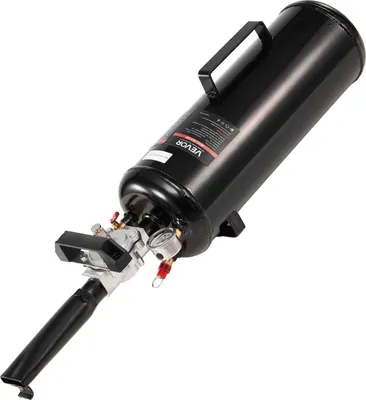 Image de Appareil portable pour le montage des talons de pneus, souffleur à air de 2,1 gal / 8 L, outil de gonflage de pneus à main, pression de fonctionnement de 87 à 116 PSI, gonfleur à gâchette pour voitures, SUV compacts, camionnettes, vélos électriques, camping-cars et quads.