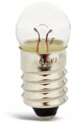 Immagine prodotto di Lampadina a sfera, E10, 4,8 V, 0,5 A,