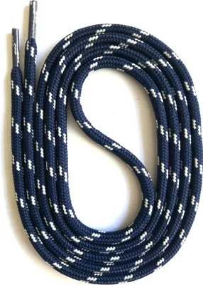 Produktbild von SNORS Sicherheitssenkel rund - DUNKELBLAU / HELLGRAU - 5mm - 120cm