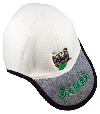 Produktbild von Stylischer Saunahut aus 100% Schafwolle