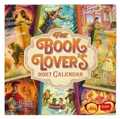 Productafbeelding van Legami – Kalender 2027, wandkalender, voor boekenliefhebbers, 12 maanden, 18 x 18 cm