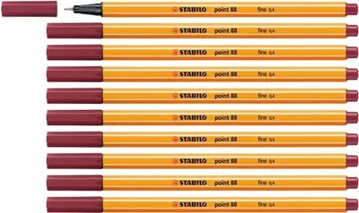 Produktbild von Fineliner - STABILO point 88 - 10er Pack - purpur