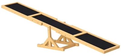 Produktbild von Hundewippe für Agility Training rutschfest belastbar, für Hundetraining