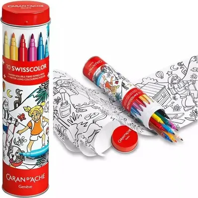 Obrázek produktu pro Akvarelové fixy Swisscolor s omalovánkami