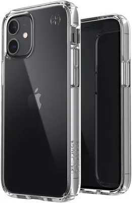Image de Speck Sentinelle Perfect Clear Housse transparente pour iPhone 12 Mini Hardcase Backcover antichoc - Transparent
