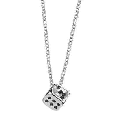 Immagine prodotto di Collana Dado in Argento - Eleganza Unisex KP21642