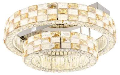 Produktbild von GLOBO Lighting Deckenleuchte DH 58x24 cm chrom Deckenlampe