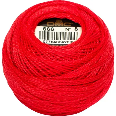 Produktbild von DMC Perlgarn Knäuel Stärke 8, 10 g, 116A/8-666