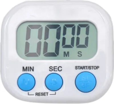Produktbild von Küchentimer, magnetisch, LCD, digital, Countdown, Stoppuhr, tragbar, mit Ständer, Kochen, Backen, Sport, Wecker, Erinnerungswerkzeuge