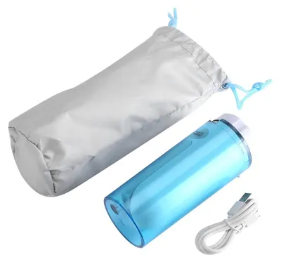 Elektrische Bidet-Spritze, USB-aufladbar, tragbar, 230 ml, blau