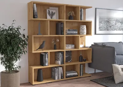 Produktbild von Bücherregal MORE 1+5+1 Standregal Regal Eiche Artisan