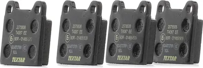 Produktbild von TEXTAR 2075506 Bremsbeläge Satz Hinten für VOLVO V70 I (875, 876) 850 Kombi (855) 940 II Kombi (945) 940 Kombi (945) 240 Kombi (P245)