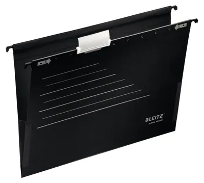 Produktbild von Leitz Alpha Active Hängeordner Karton A4 Schwarz