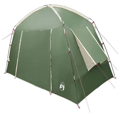 Image de Tente cabane vidaXL avec toit, verte, 210 x 210 x 138 cm, en polyester