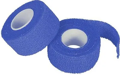 Produktbild von Rollen Pflaster / Bandagen selbsthaftend 5 m x 2,5 cm blau