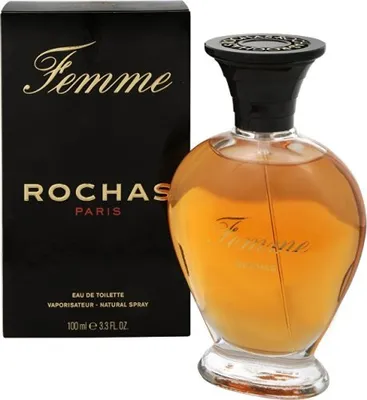 A perfume bottle and its box are displayed against a white background.