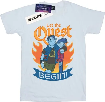 Produktbild von Disney - "Onward Let The Quest Begin" T-Shirt für Herren BI44012 (3XL) (Weiß)