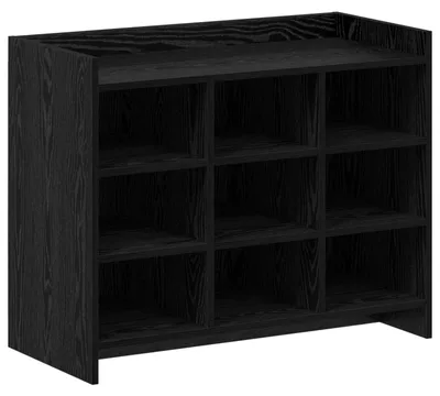 Produktbild von vidaXL Schuhschrank Schwarze Eiche 85 x 39,5 x 70 cm Holzwerkstoff