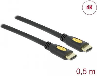 Productafbeelding van Delock 83737 DELOCK HDMI Kabel Ethernet A -> A St/St 0.50m 4K