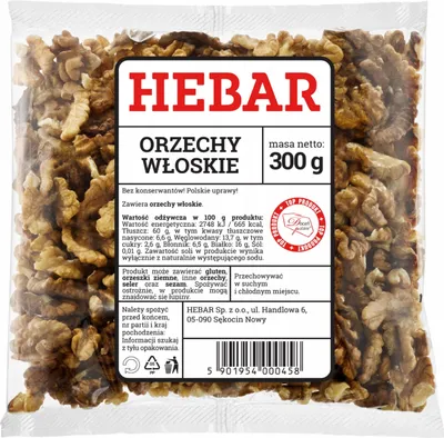 Produktbild von Walnusskerne 300 G - Hälften und Stücke - Brainfood - Backzutat - Snack für die Arbeit und Schule