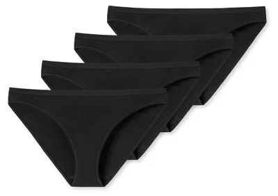Produktbild von Schiesser Damen Minislip 4-Pack Serie 95-5 - schwarz - Größe 38
