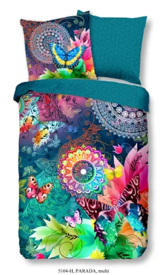Produktbild von Duvet cover HIP 155x220 + 1* 80x80 cm - colorful mandalas and butterflies