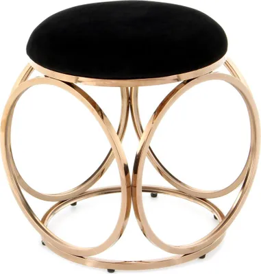 Produktbild von Hocker Whitney 300 Schwarz / Roségold