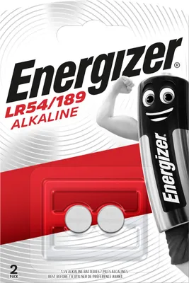Produktbild von Energizer Knopfzelle 2er Blister LR54 / 189 LR1130 V10GA G10 Batterie 623059