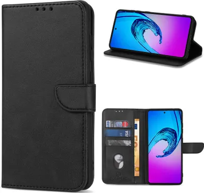 Produktbild von Solidenz Bookcase Hülle Samsung Galaxy A56 / A36 - Zwart