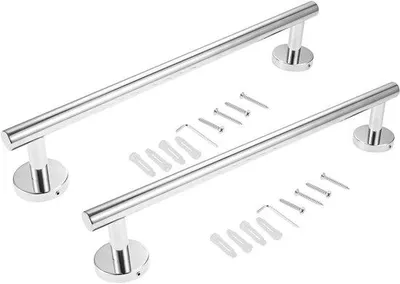 Productafbeelding van Yetaha Handdoekstang, 2 stuks, handdoekstang, handdoekhouder, wandmontage, roestvrij staal, 304, voor badkamer en